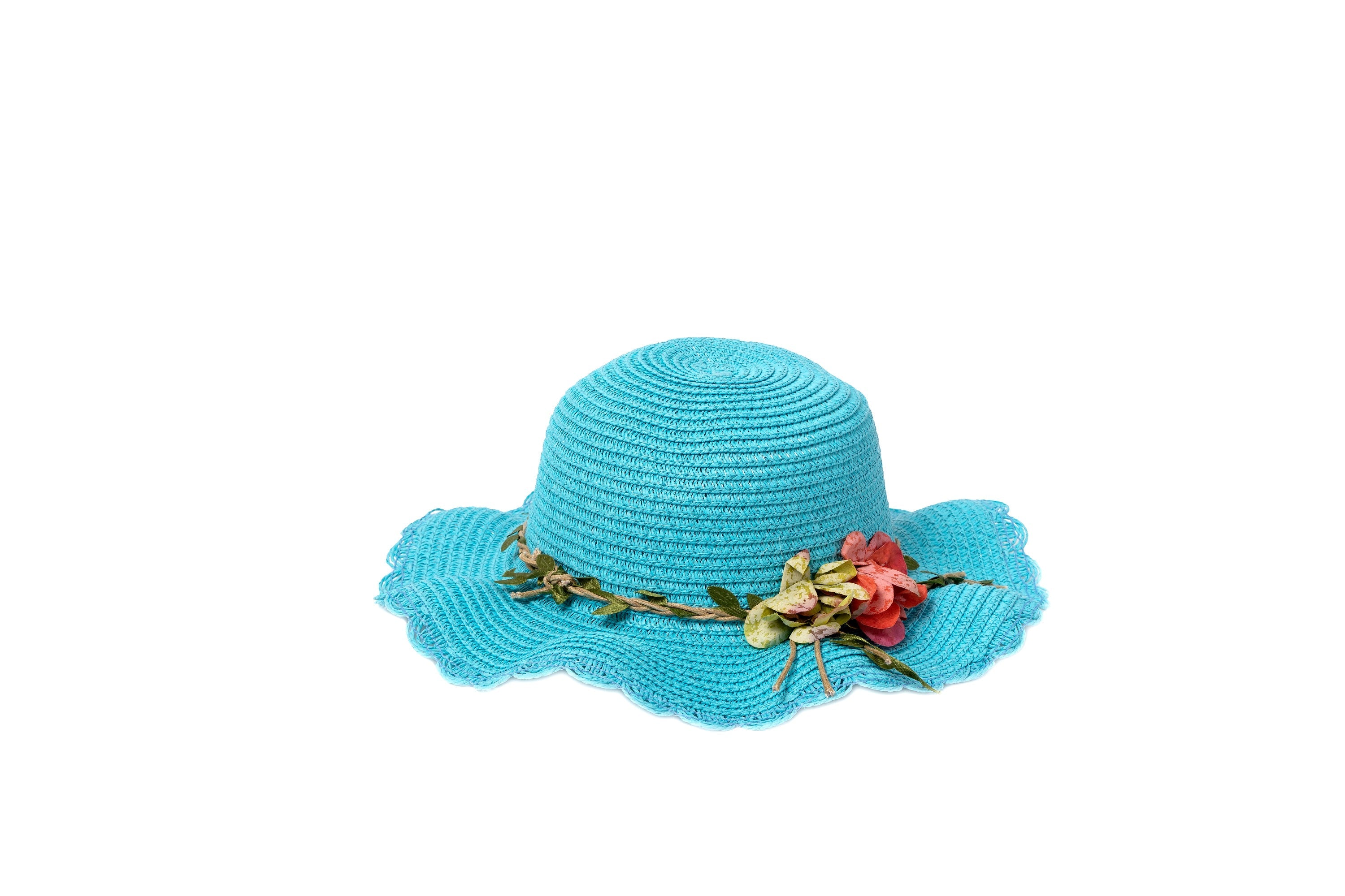 Flower Straw Weaving Hat
