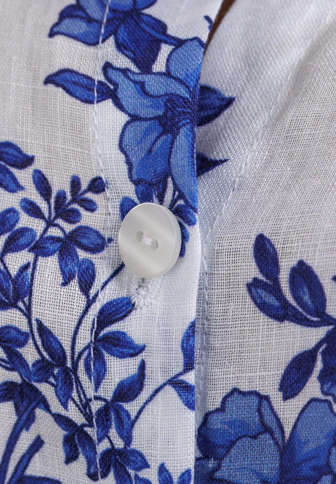 Flowery Flowy Linen Dress