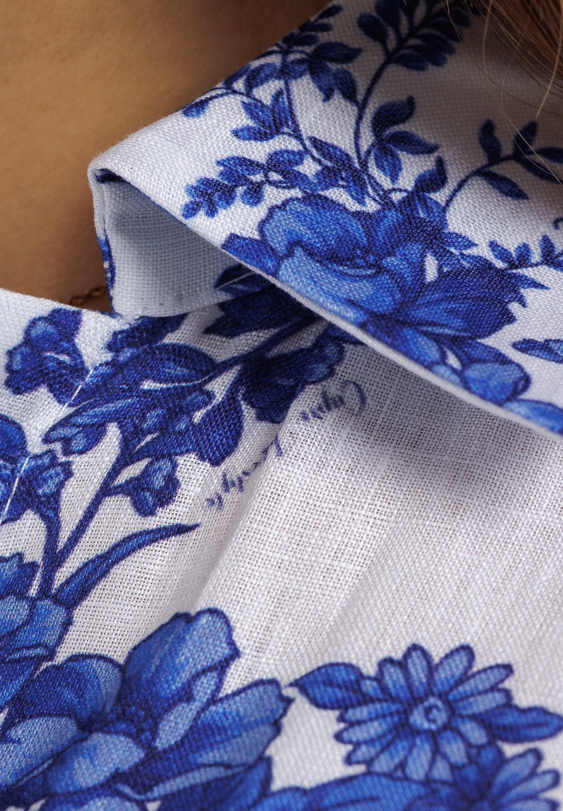 Flowery Flowy Linen Dress