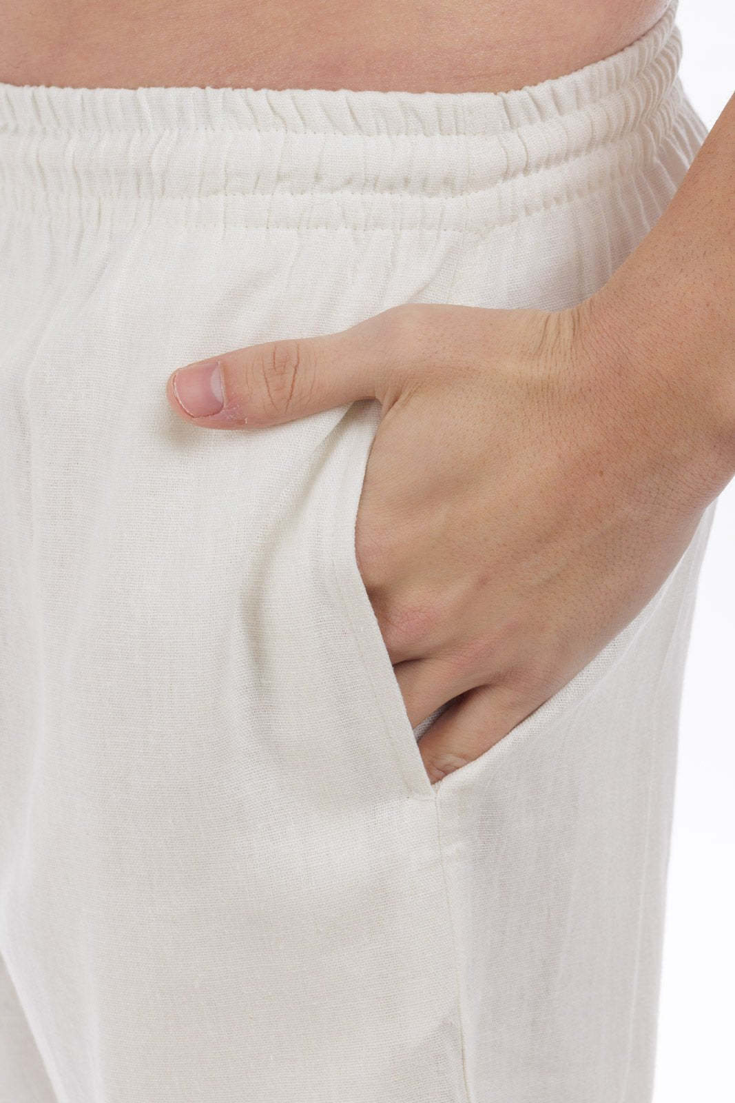 Linen Drawstring Shorts - Linen Drawstring Shorts - by CAPRI LIFESTYLE