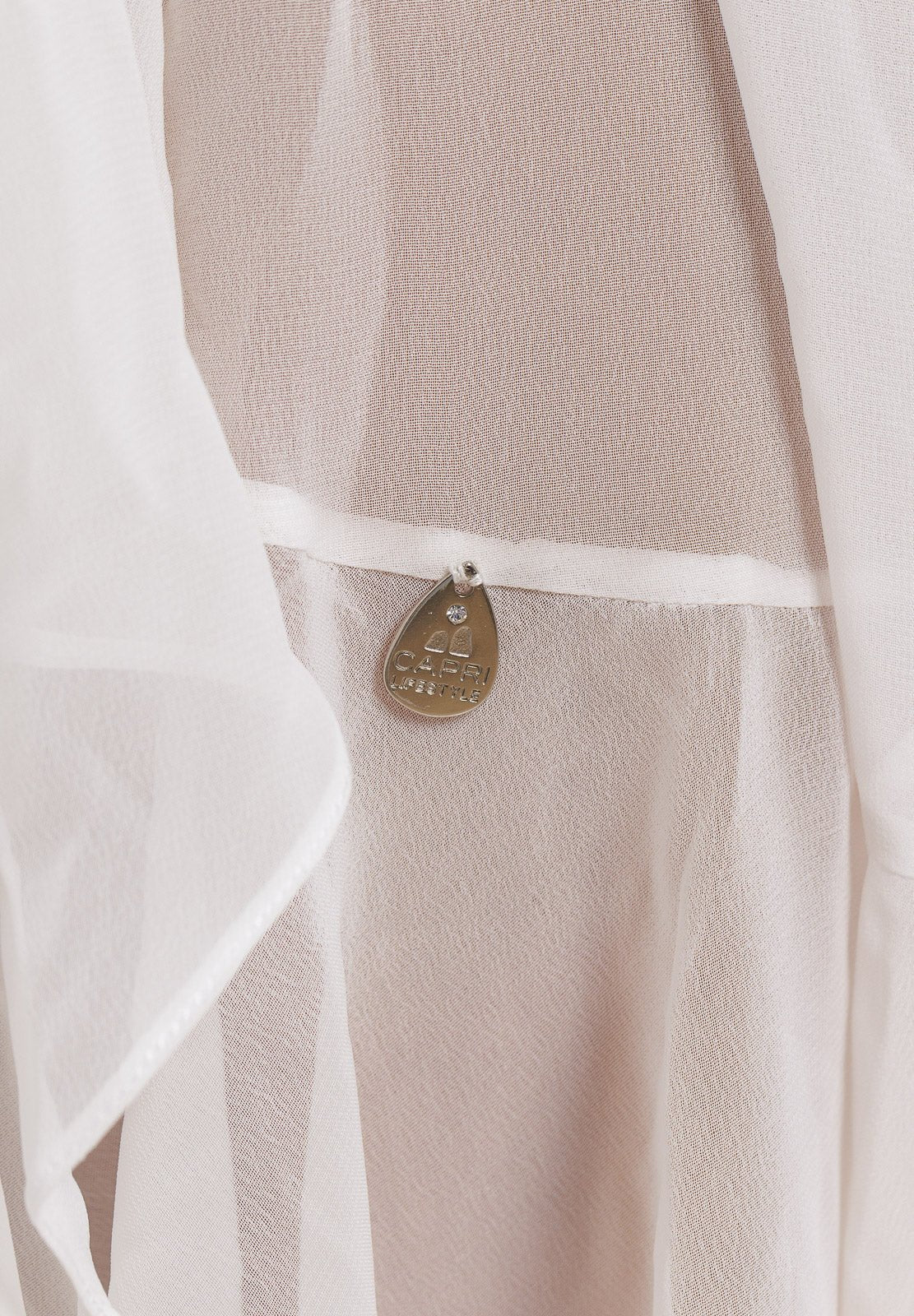 Copertura avvolgente in chiffon tinta unita - Corta