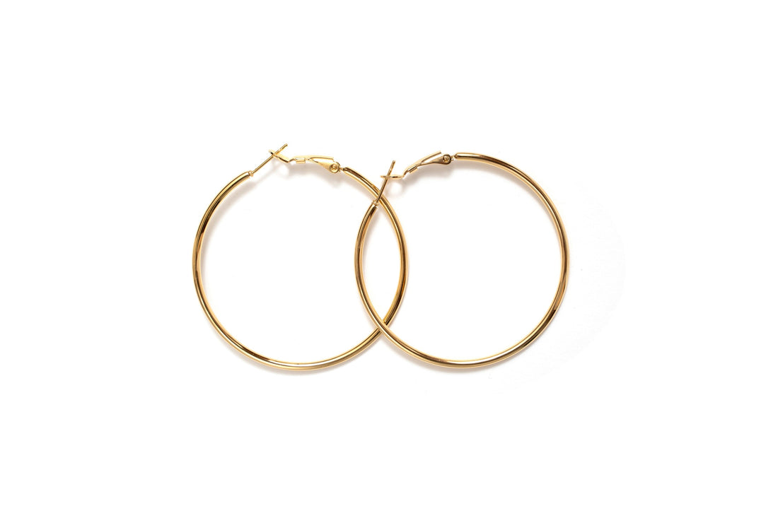 Plain Hoop Earrings