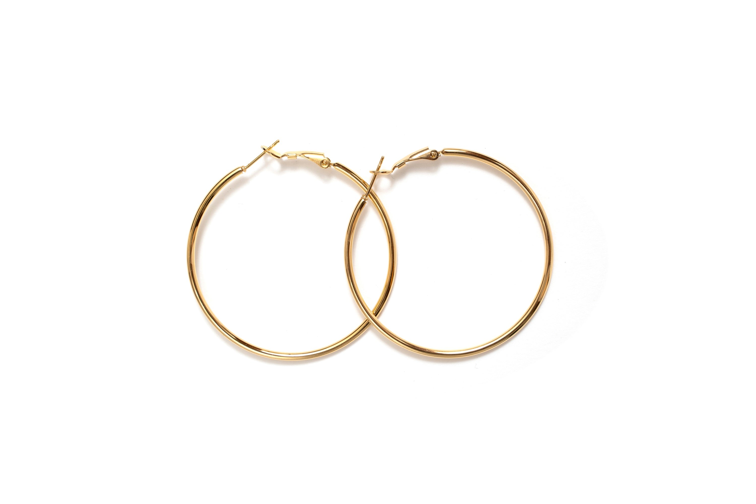 Plain Hoop Earrings