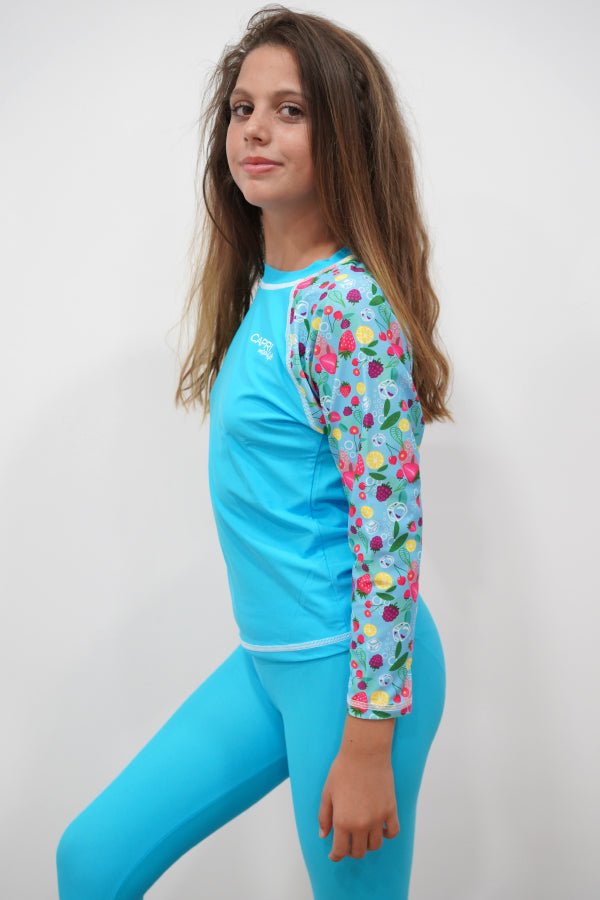 FRT009-Girls Plain Leggings - CAPRI LIFESTYLE READY MADE GARMENTS TRADING L.L.C