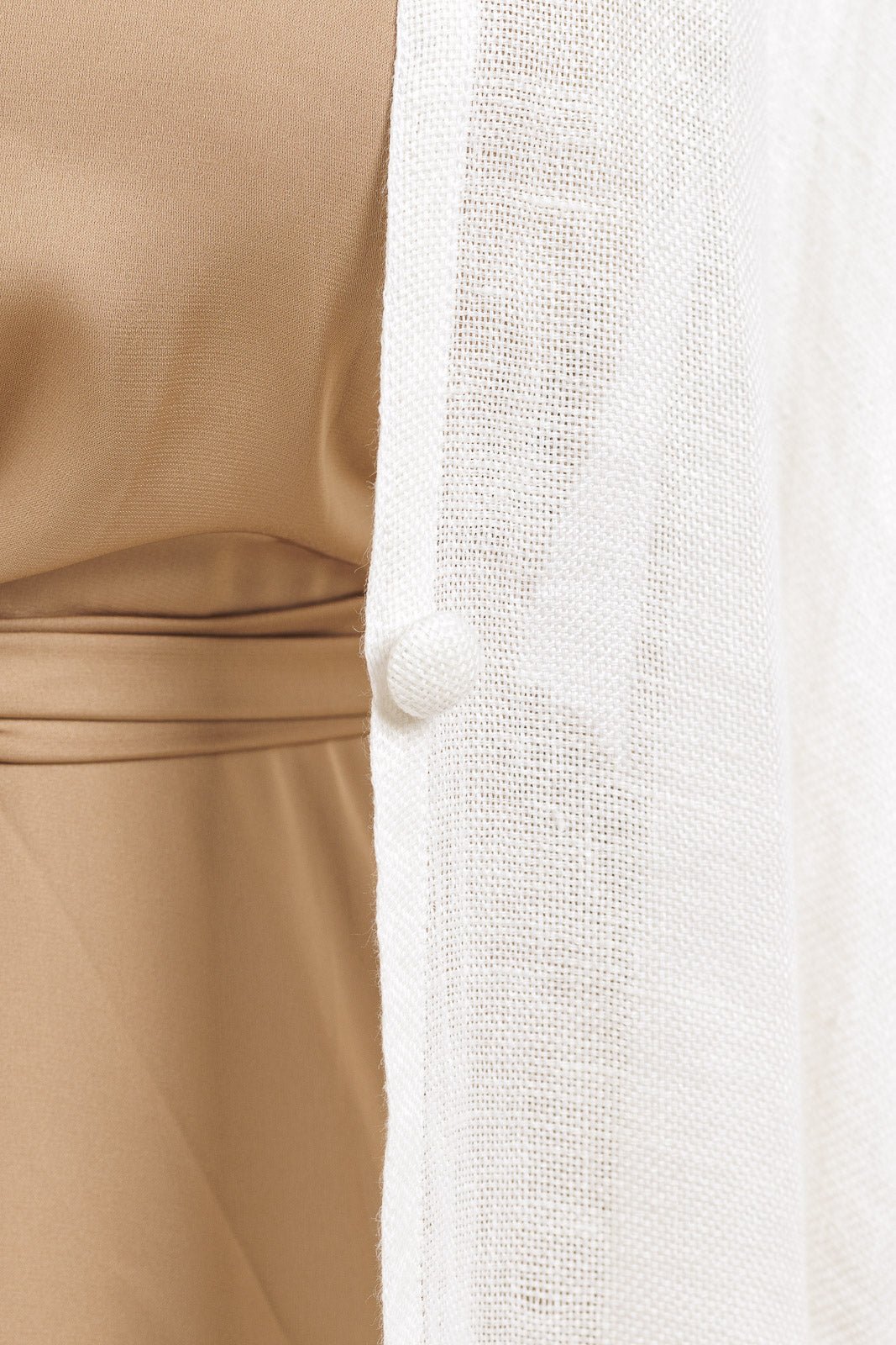 Plain Linen Abaya