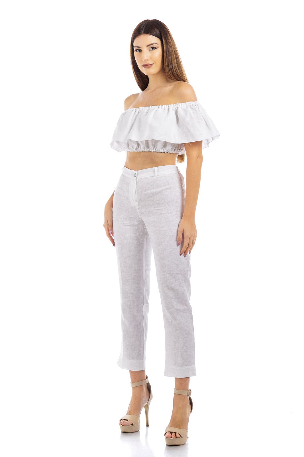 Plain Linen Pants by CAPRI LIFESTYLE