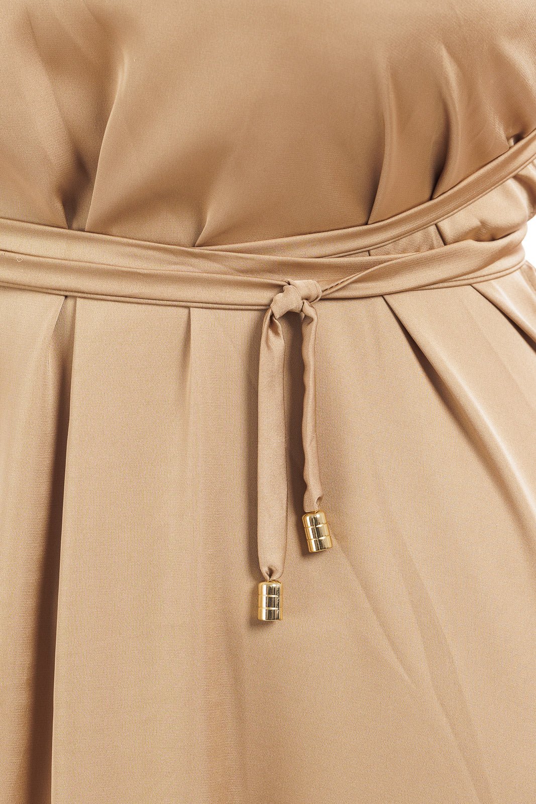 Abito in seta tinta unita