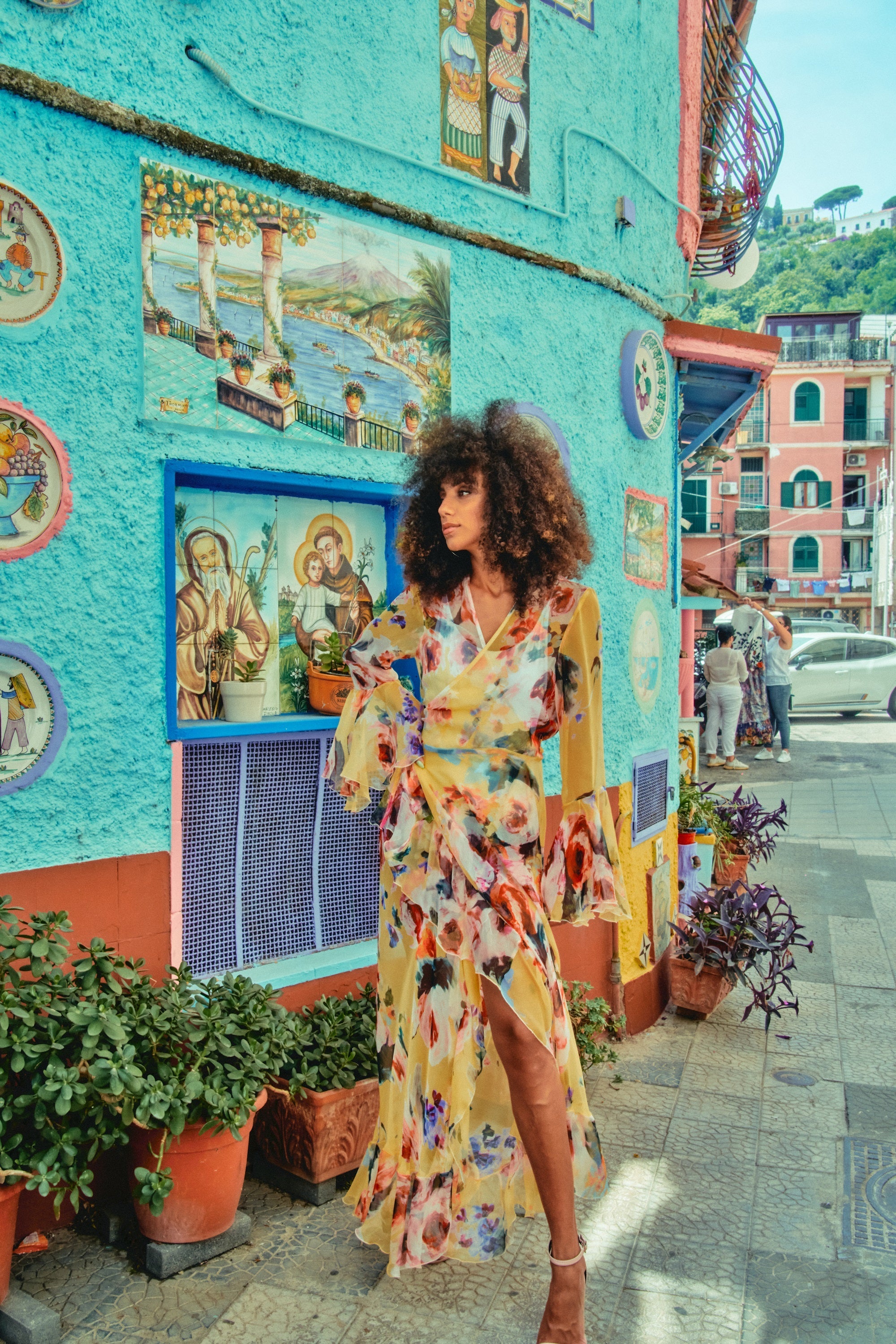 Pure Silk Chiffon Wrap Coverup