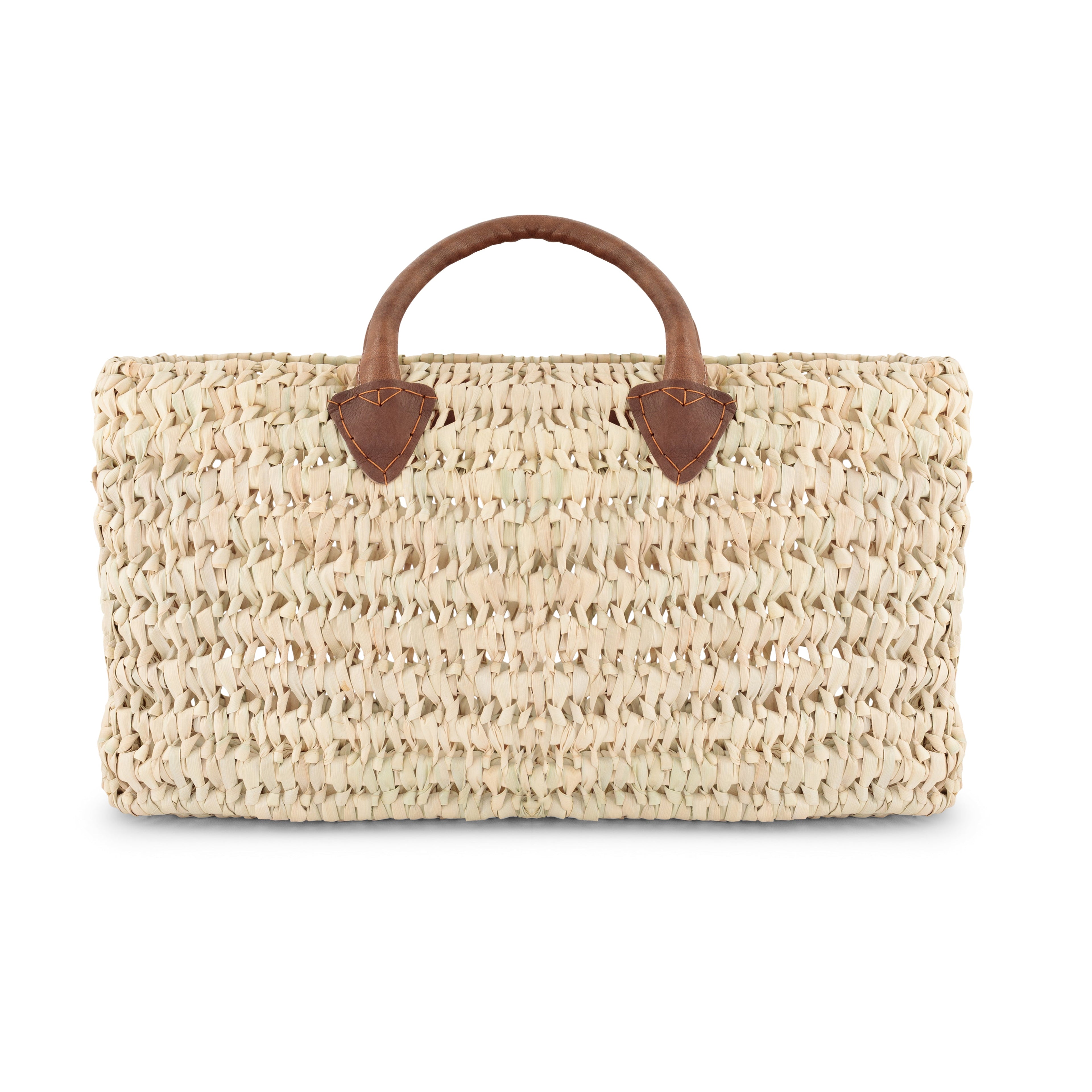 Rectangular Rattan Handheld Bag