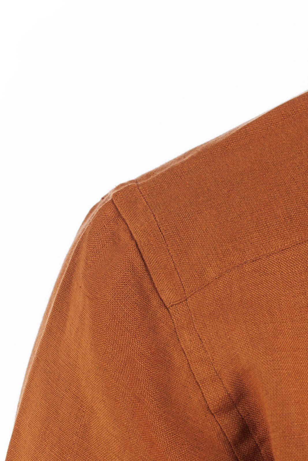 Round Neck Linen Shirt