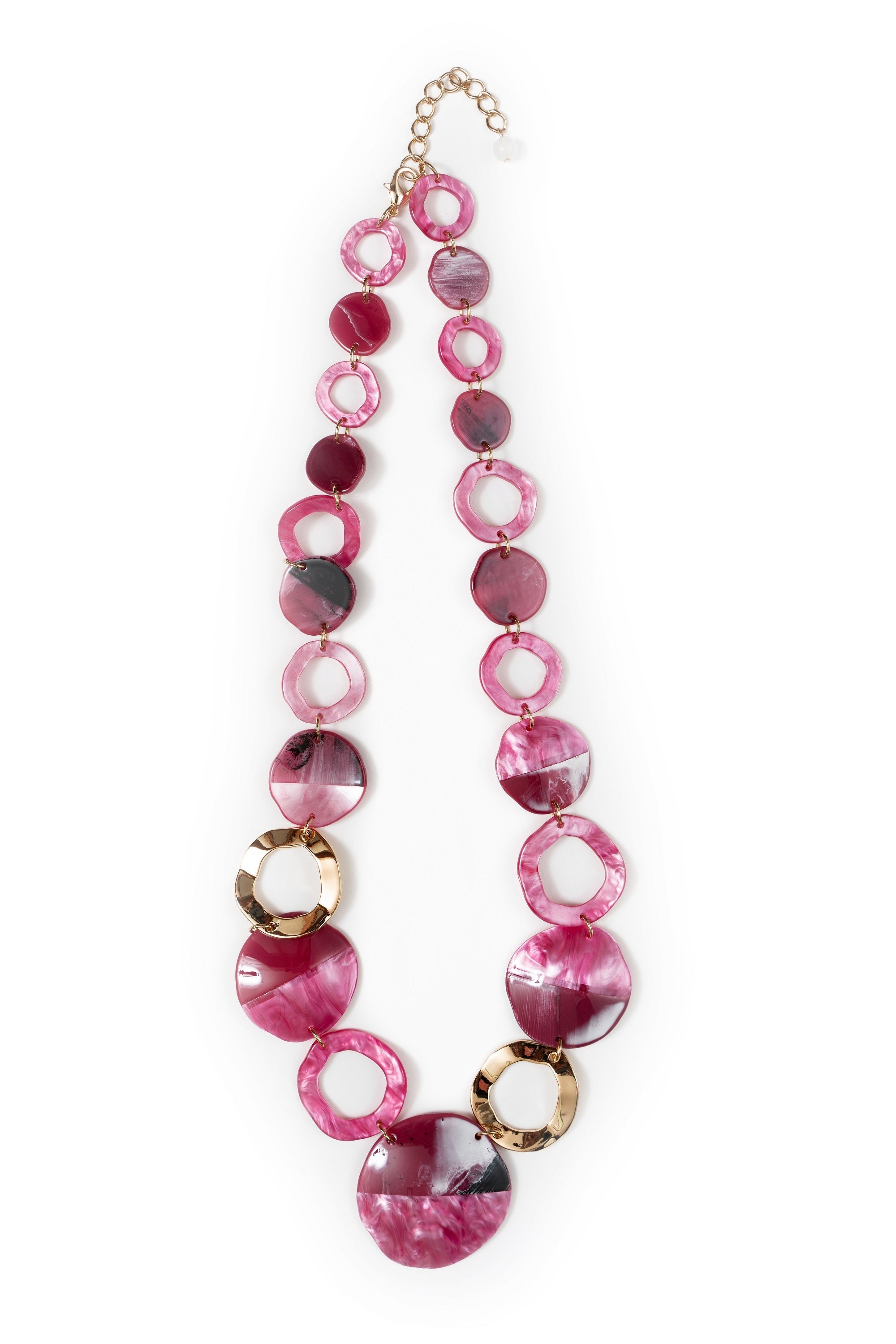 Round Resin Ring Necklace