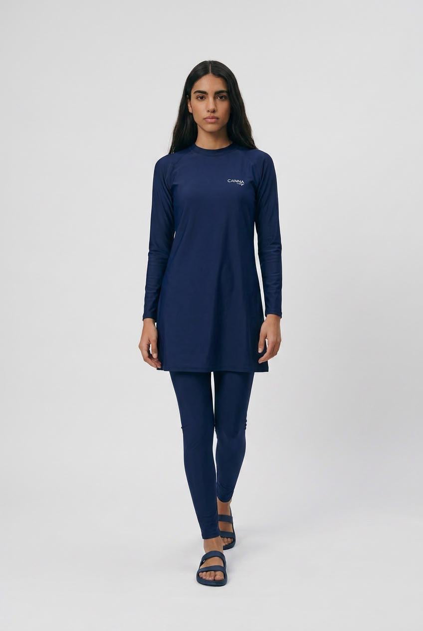 CAPRI Waterlife Modest Swim Tunic with Hood – UV Protection | Water Park &amp; Beach Swimwear