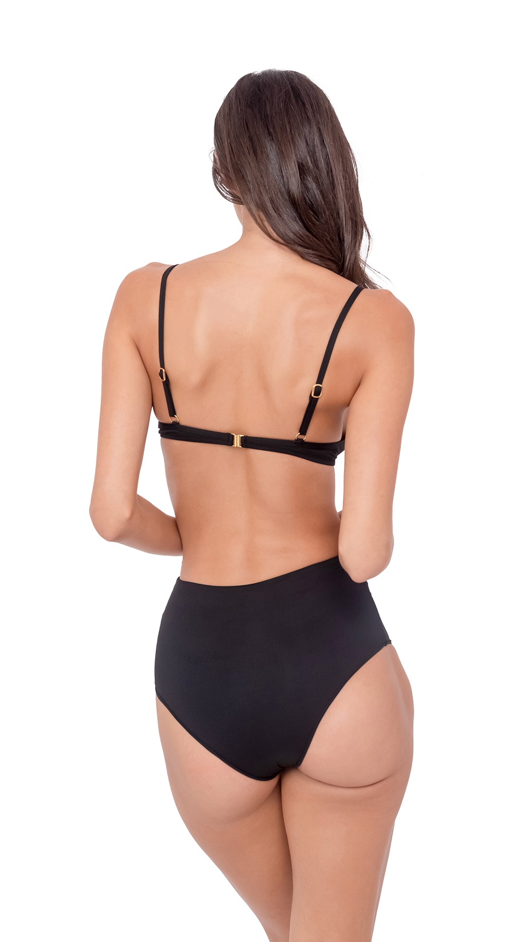 Micro Fiber Triangle push up bikini with high-waist