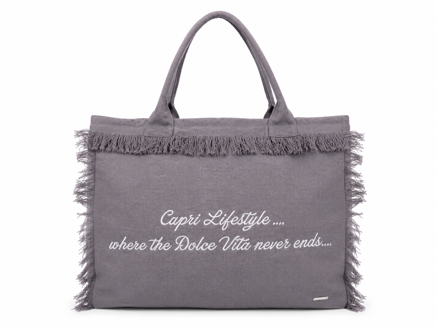 Capri Lifestyle Tote Bag (Embroidered Canvas)