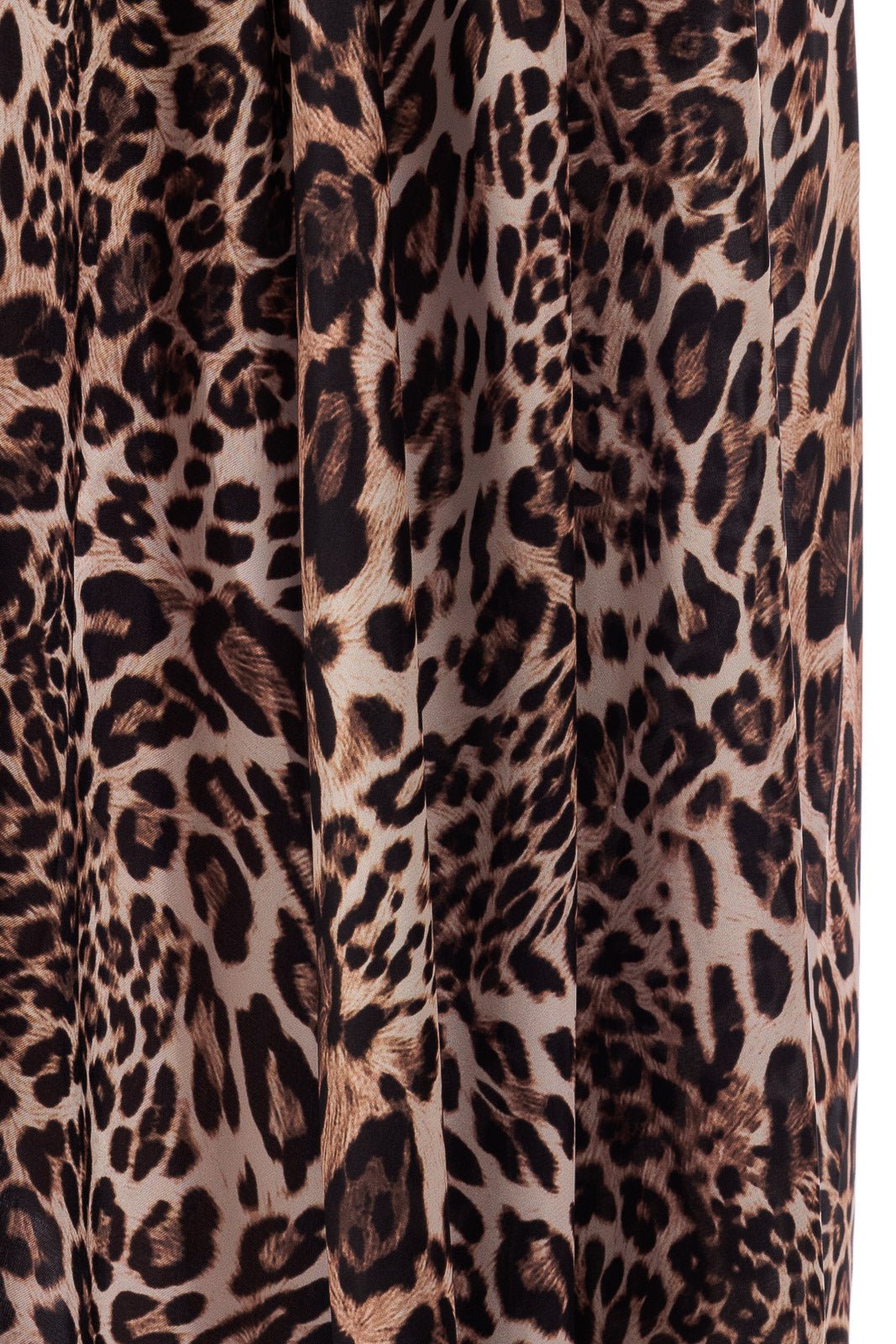 Animalier Silk Long Robe