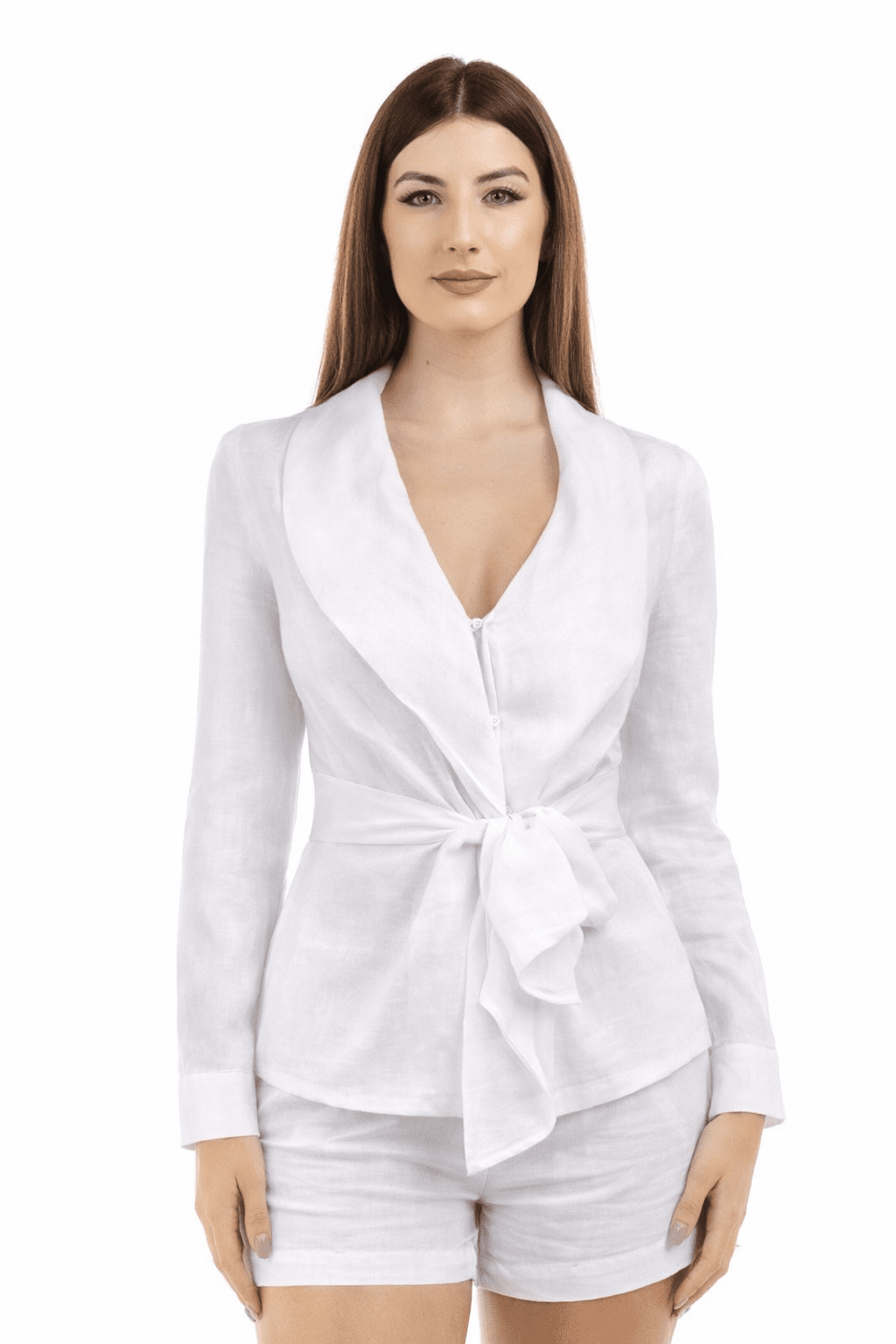 Camicia Wrap Linen - Women&