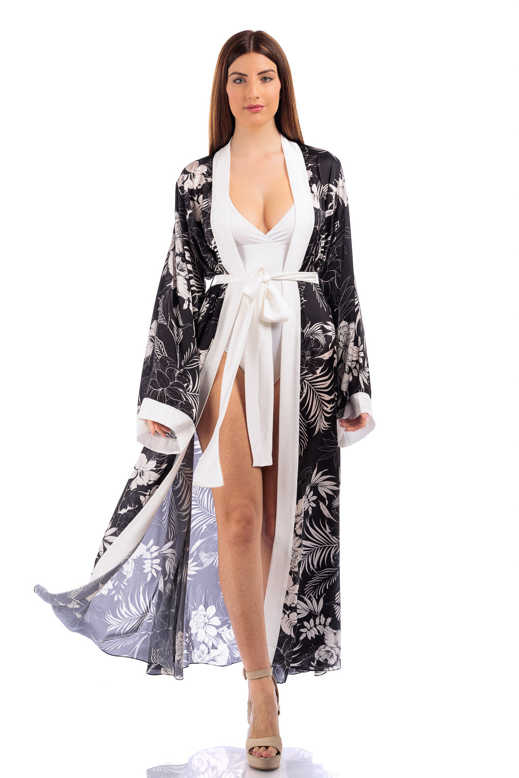 CASSIA Silk Robe Coverup