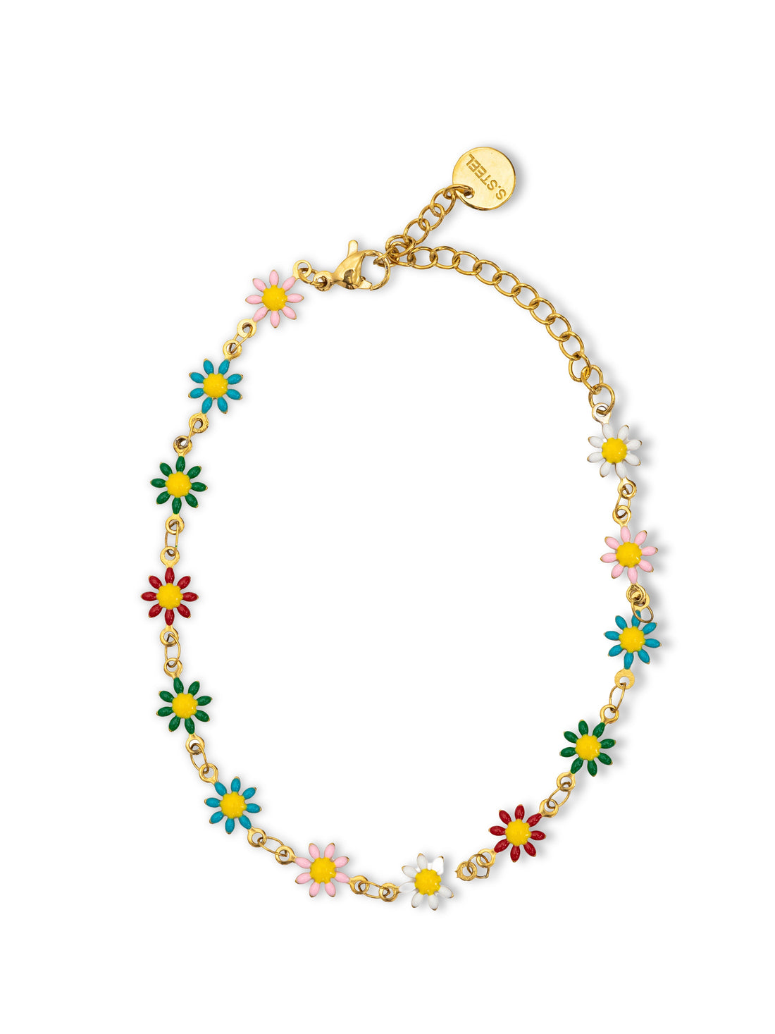 Capri Lifestyle Multicolor Floral Bracelet - by CAPRI LIFESTYLE