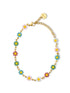 Capri Lifestyle Multicolor Floral Bracelet - by CAPRI LIFESTYLE