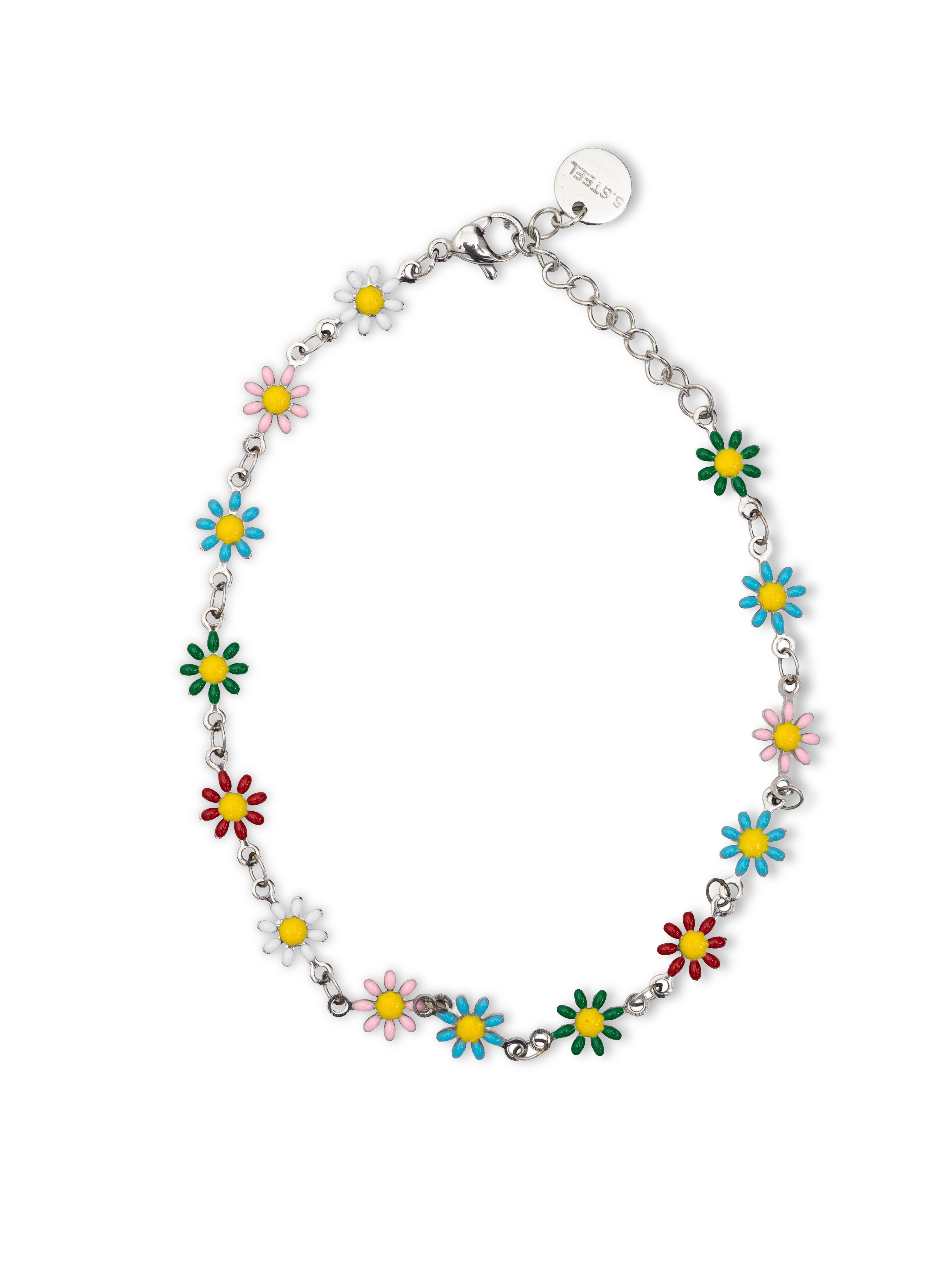 Capri Lifestyle Multicolor Floral Bracelet - by CAPRI LIFESTYLE