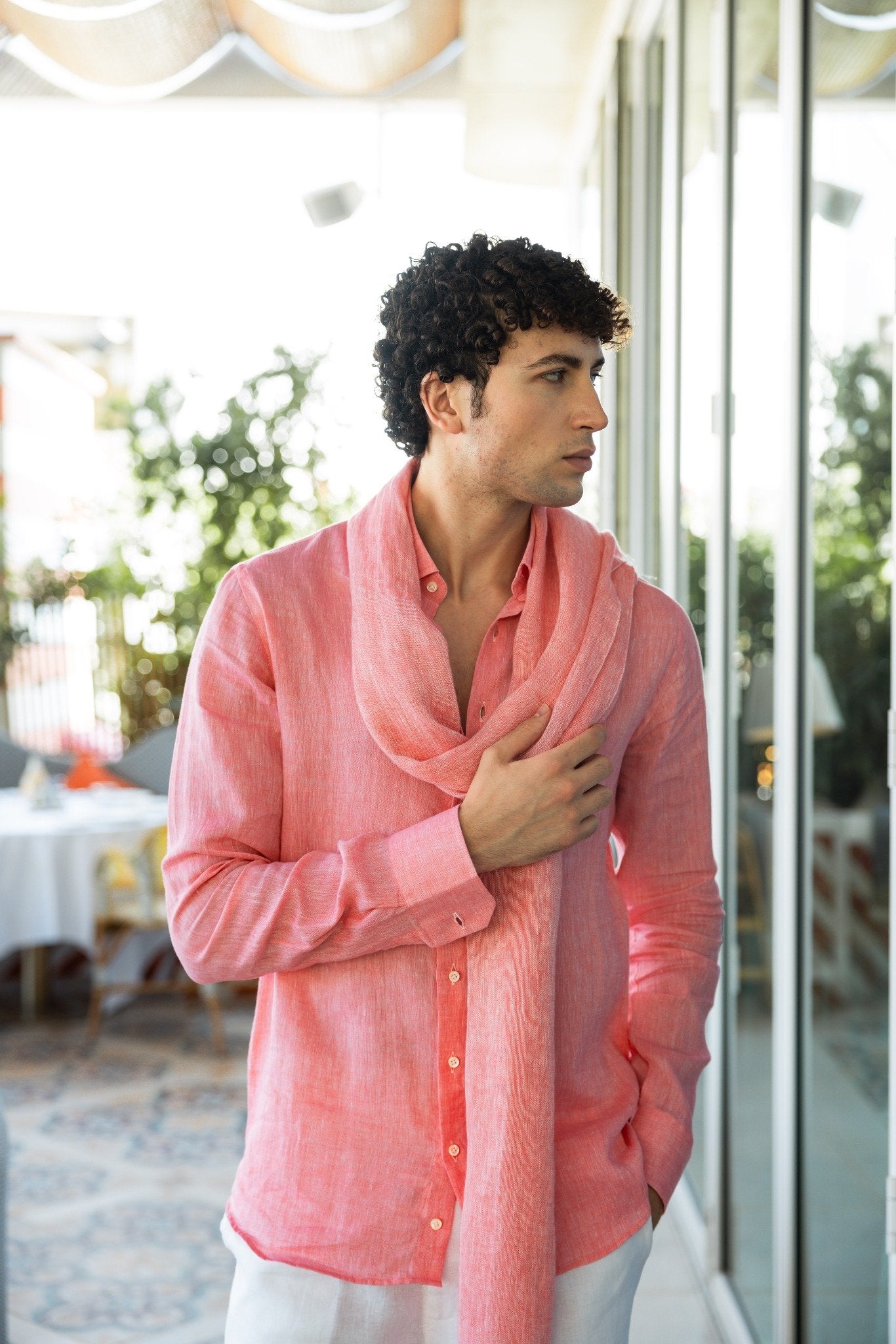 Capri Linen Scarf - by CAPRI LIFESTYLE