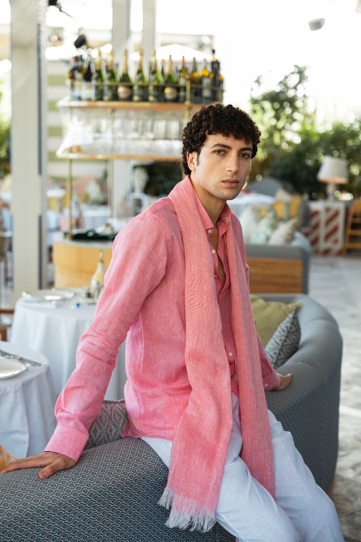 Capri Linen Scarf - by CAPRI LIFESTYLE