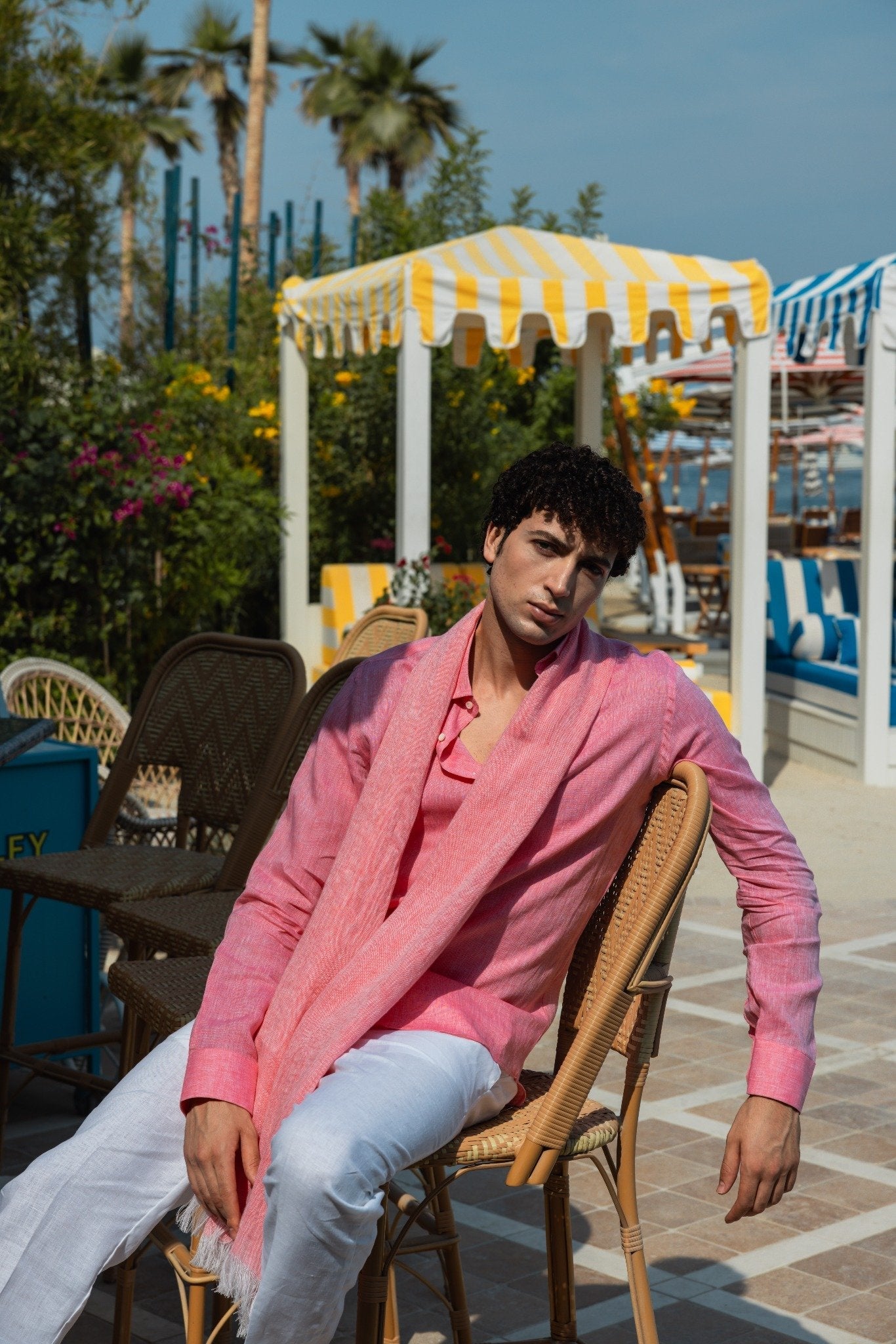 Capri Linen Scarf - by CAPRI LIFESTYLE