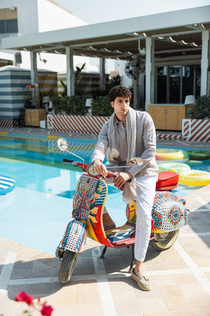 Capri Linen Scarf - by CAPRI LIFESTYLE