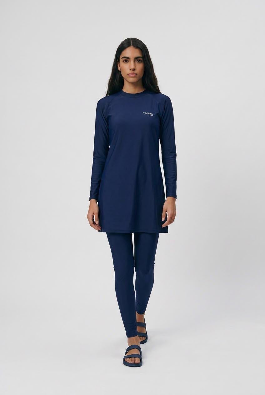 CAPRI Waterlife Modest Swim Tunic with Hood – UV Protection Beach Swimwear - by CAPRI LIFESTYLE