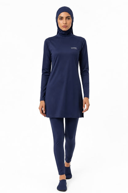CAPRI Waterlife Modest Swim Tunic with Hood – UV Protection Beach Swimwear - by CAPRI LIFESTYLE