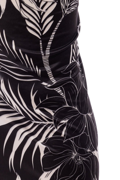 CASSIA Elastane Halter Dress with Back Ruching