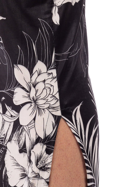 CASSIA Elastane Halter Dress with Side Slit