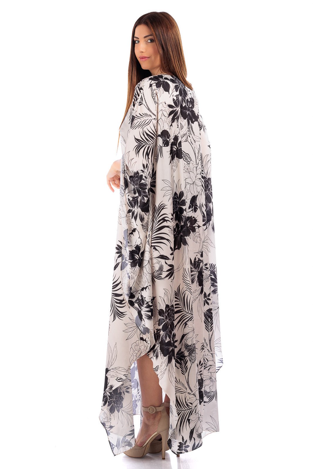 CASSIA Long Silk Kaftan by CAPRI LIFESTYLE