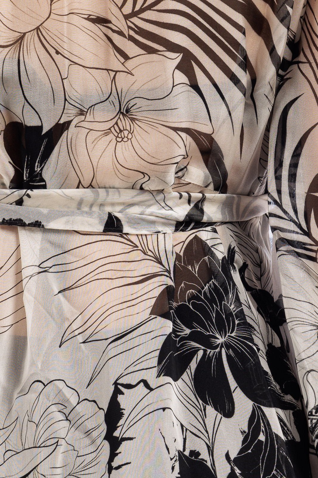 CASSIA Silk Chiffon Long Robe