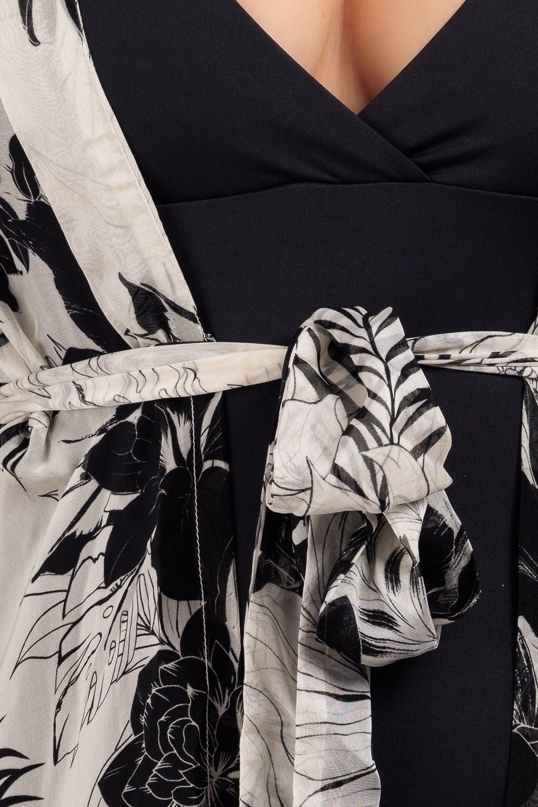 CASSIA Silk Chiffon Long Robe