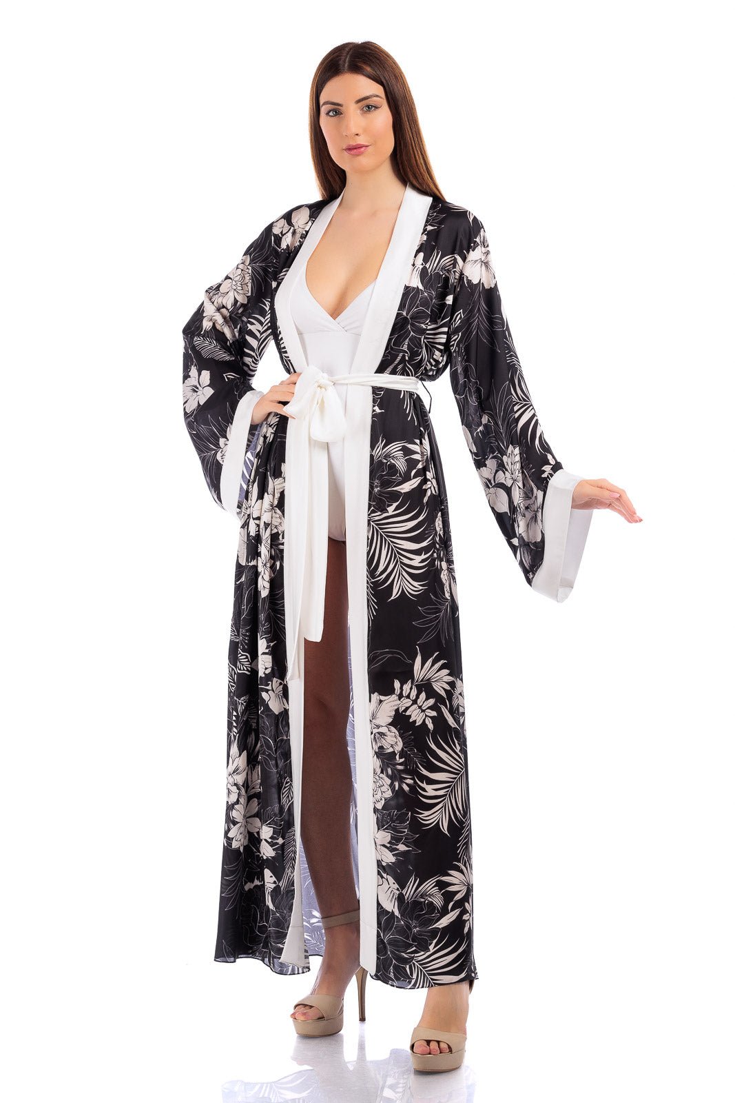 CASSIA Silk Robe Coverup