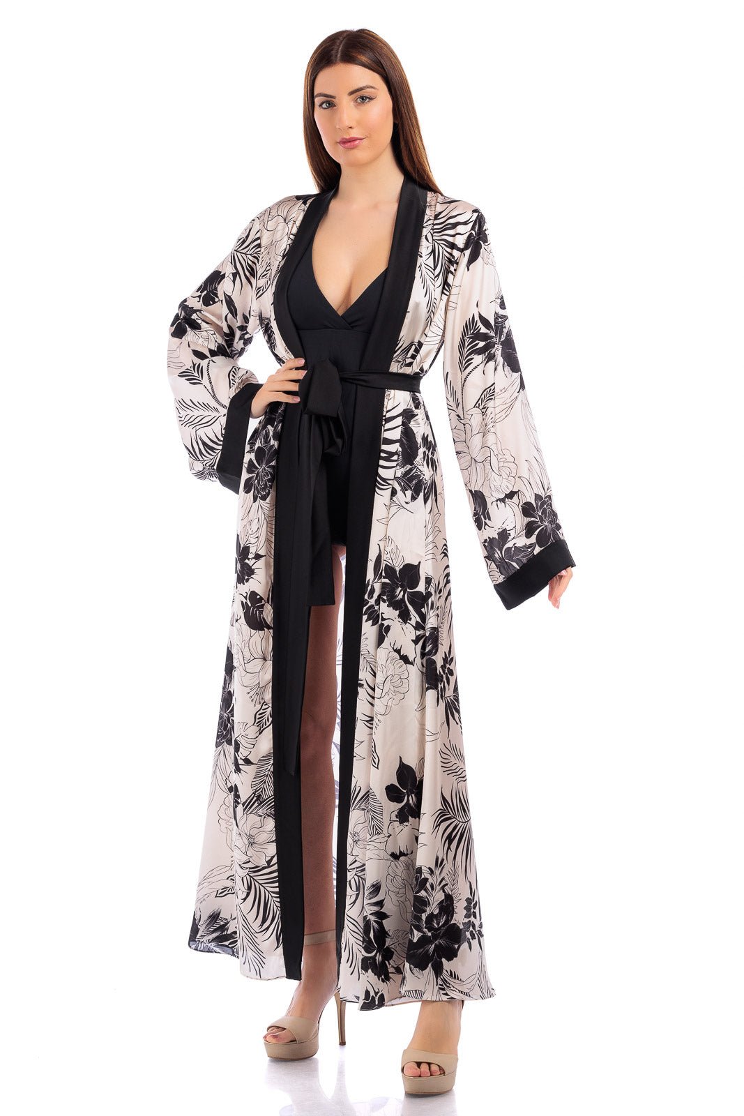 CASSIA Silk Robe Coverup