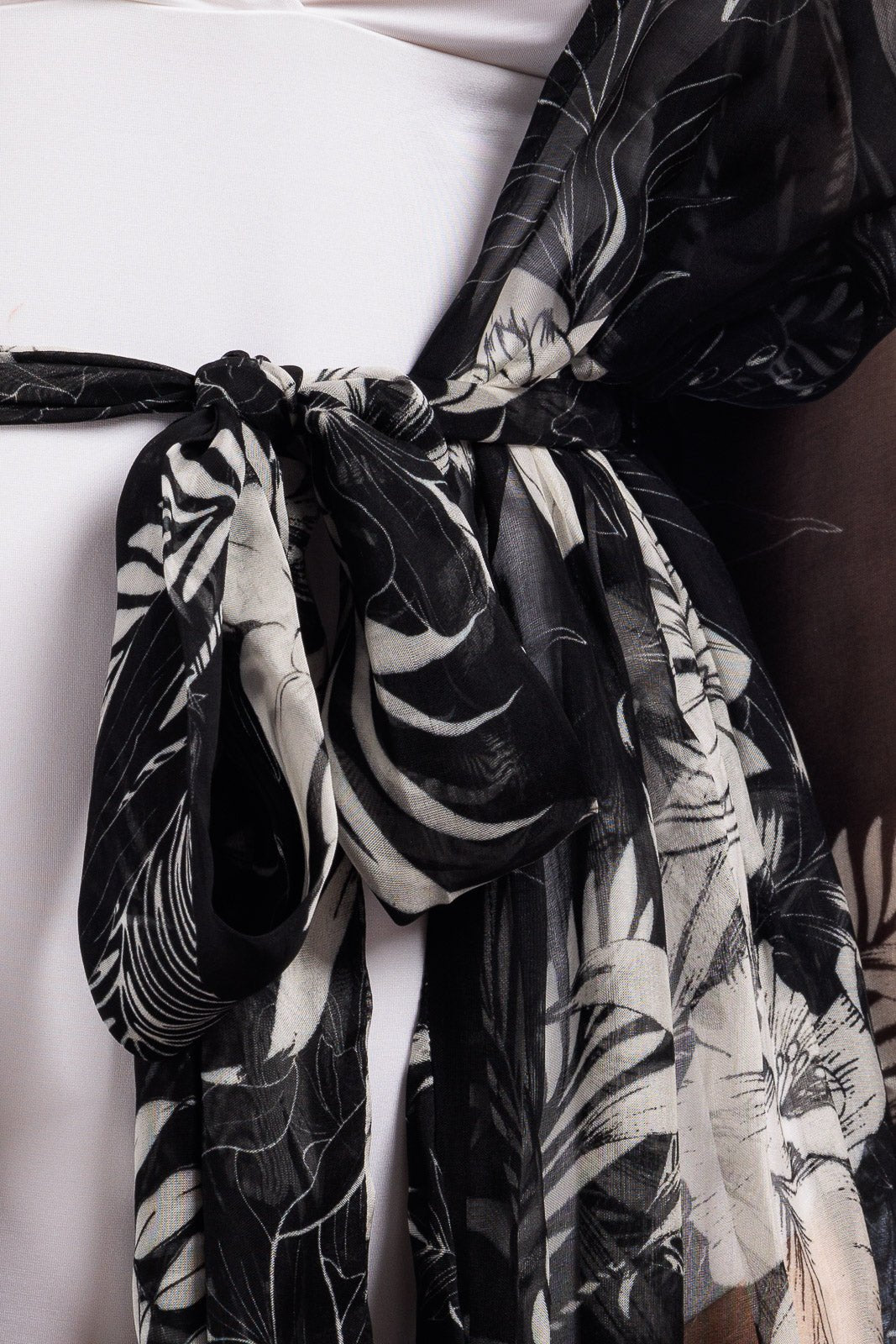 Chiffon Wrap Coverup Dress