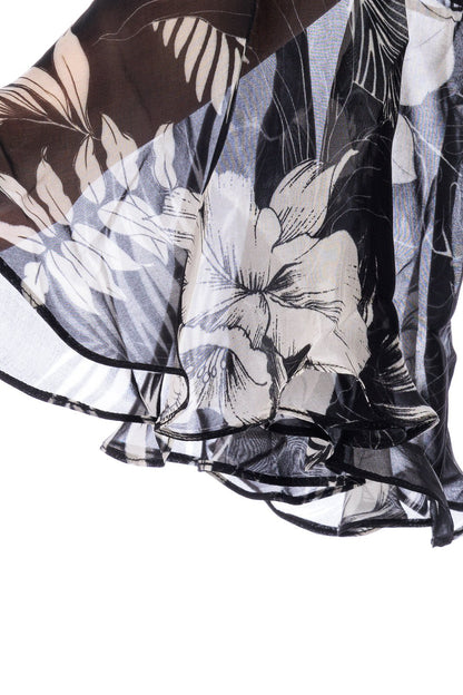 Chiffon Wrap Coverup Dress