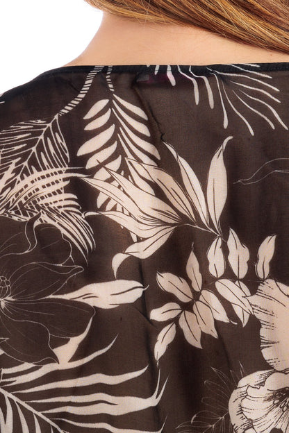 Chiffon Wrap Coverup Dress