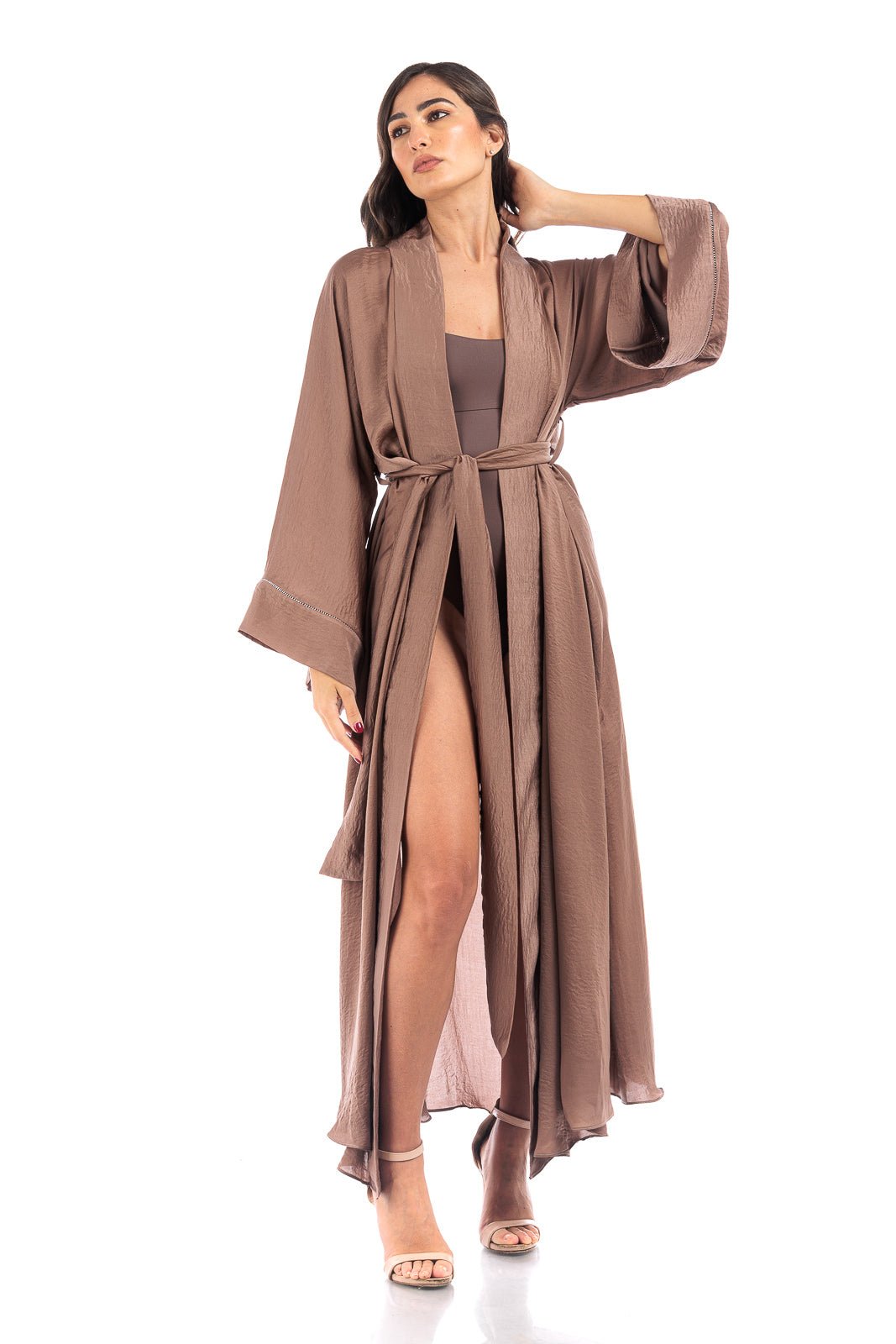 Crepe Long Robe