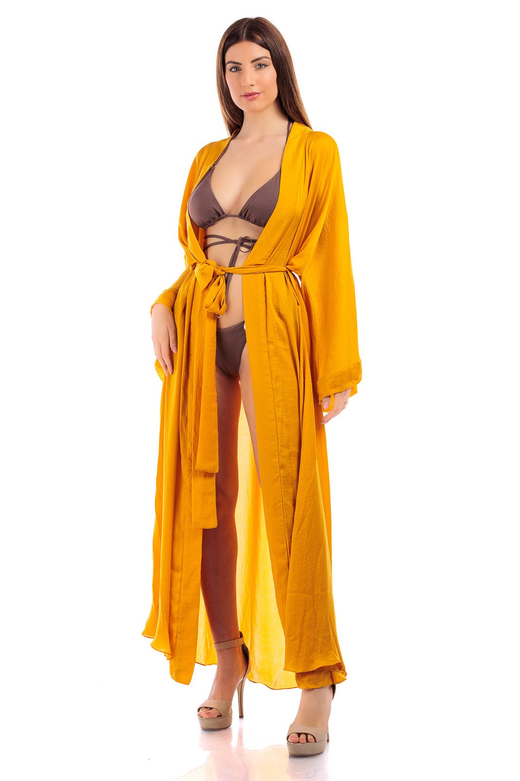 Crepe Long Robe