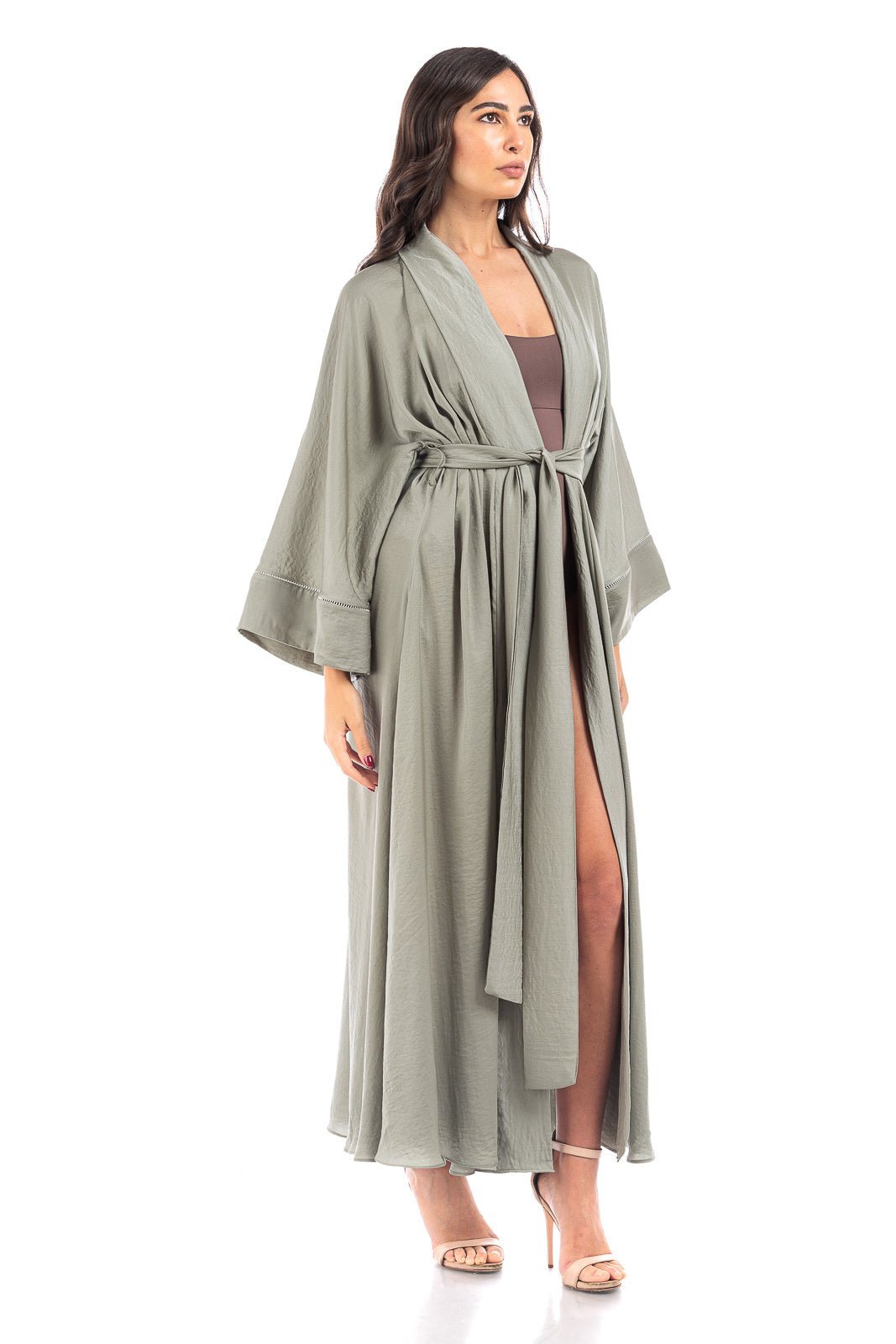 Crepe Long Robe