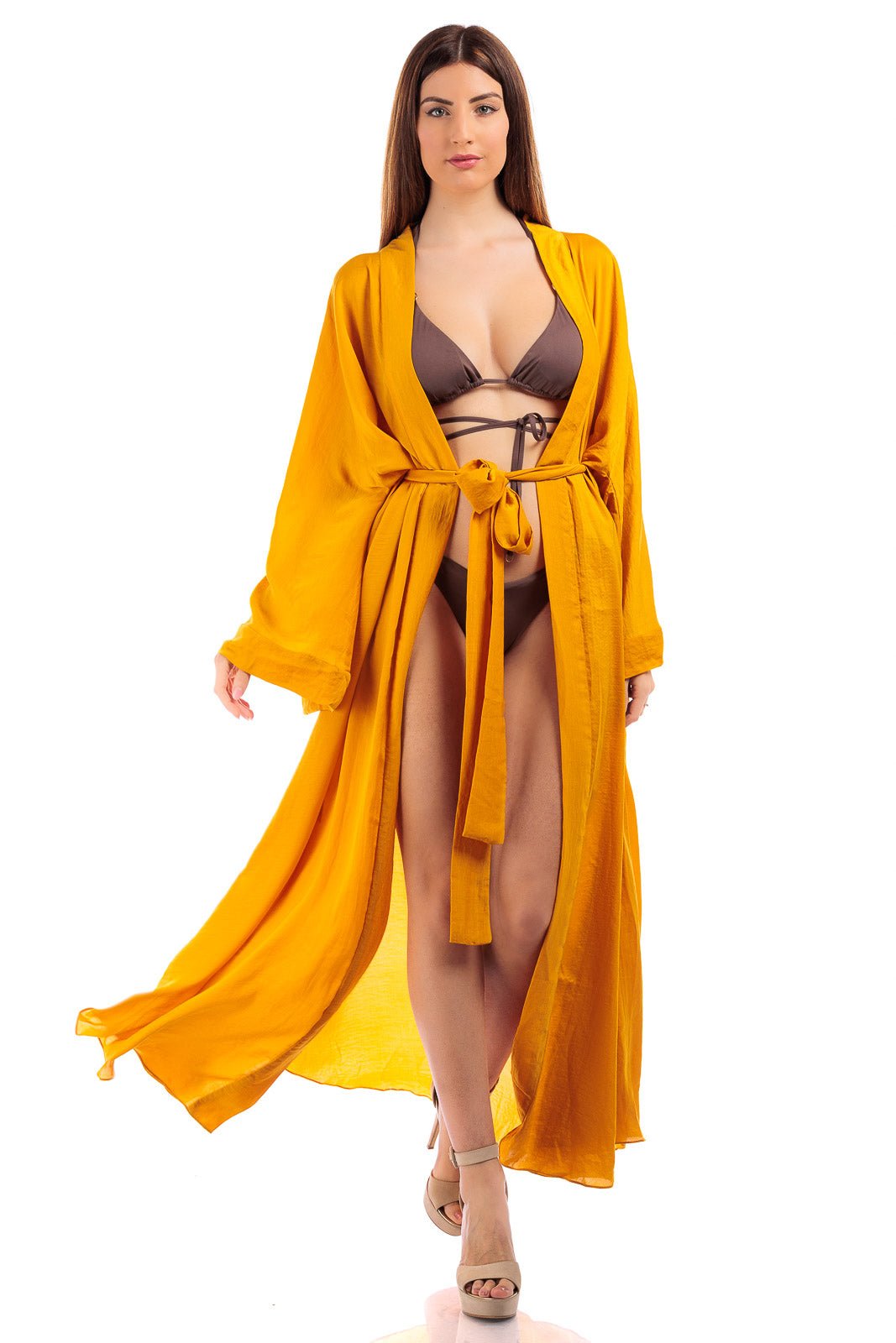 Crepe Long Robe