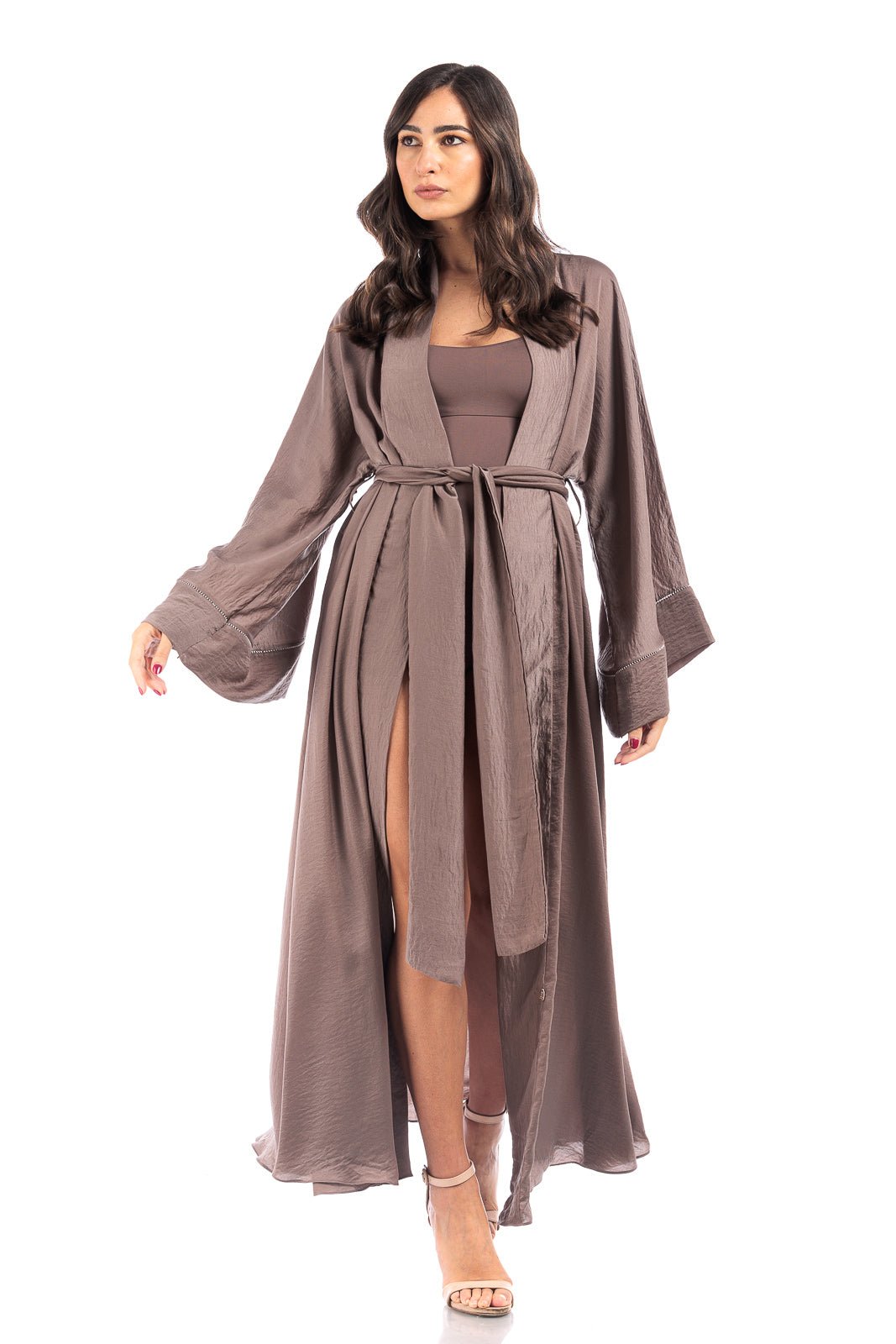 Crepe Long Robe
