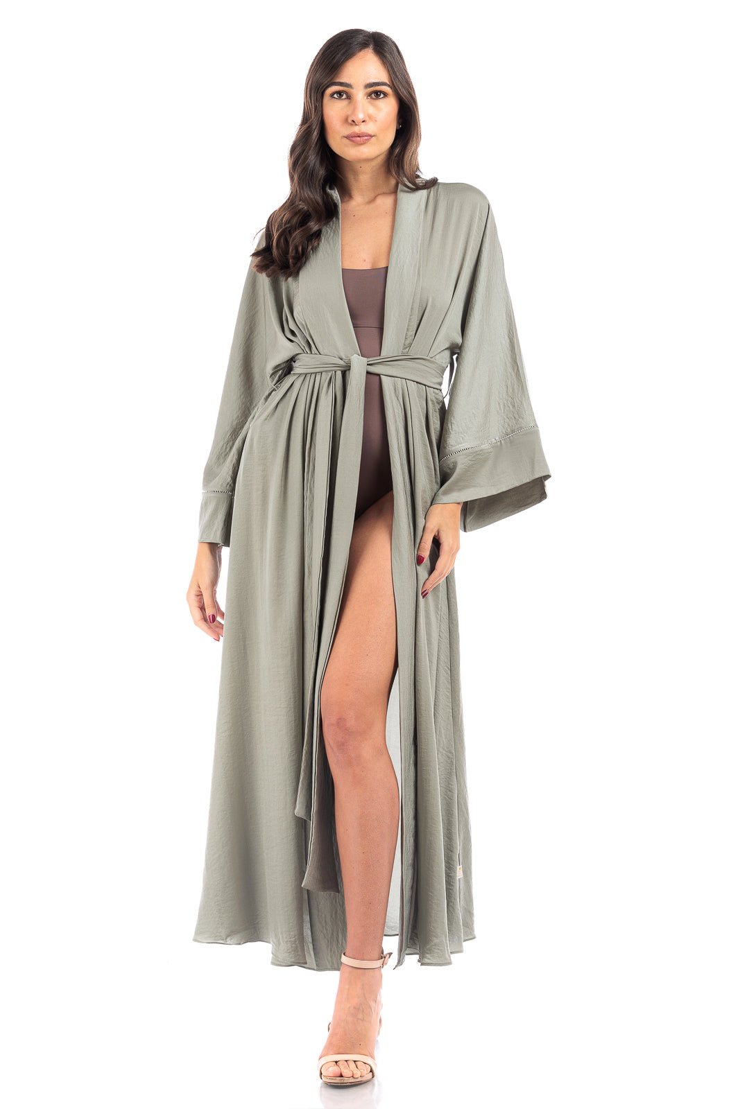 Crepe Long Robe
