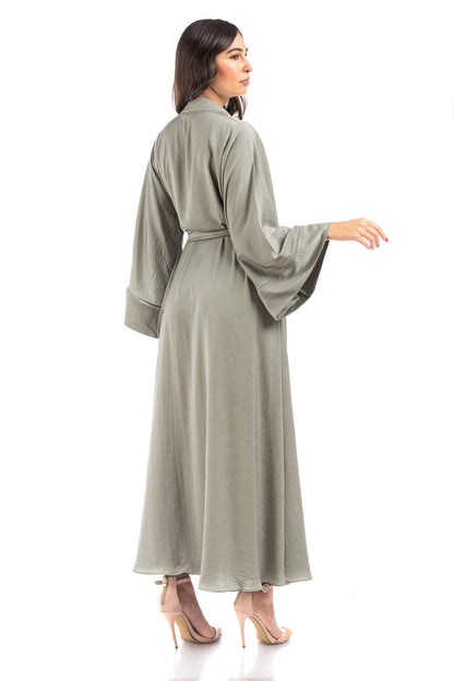 Crepe Long Robe