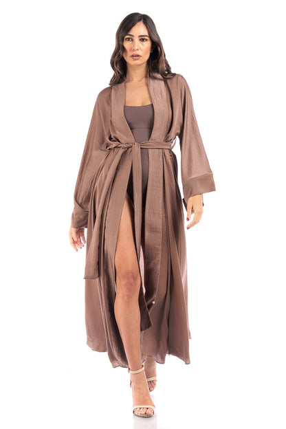 Crepe Long Robe