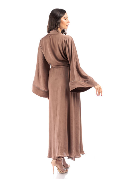 Crepe Long Robe