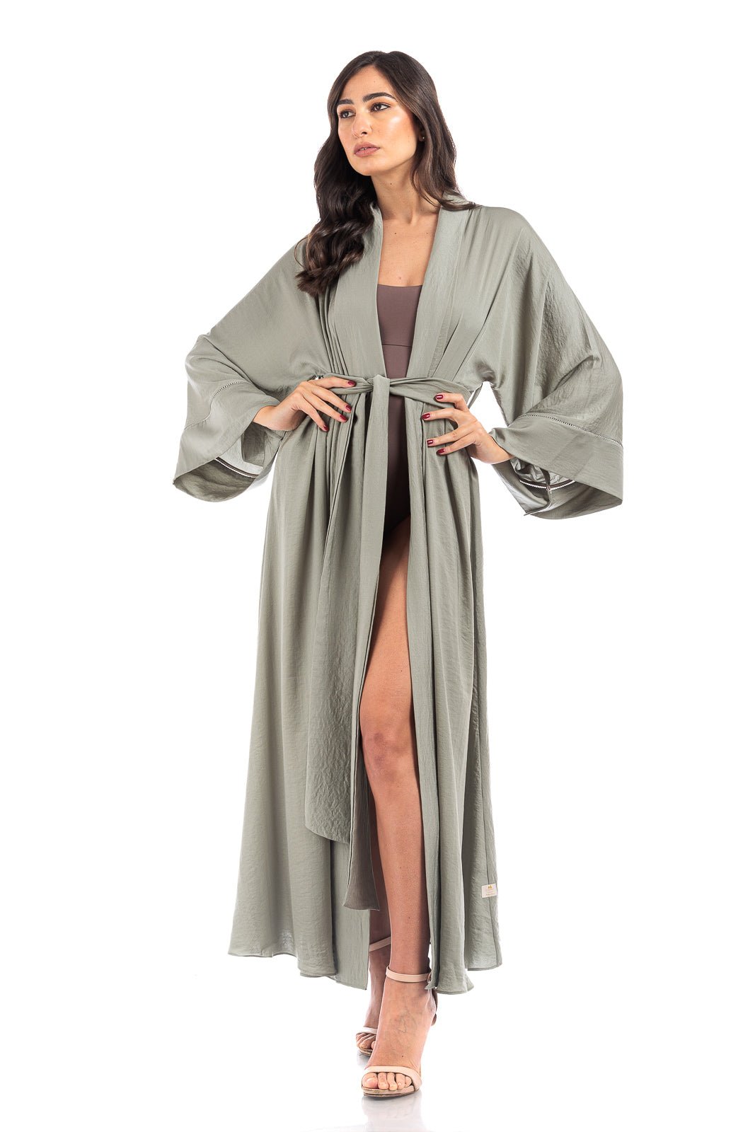 Crepe Long Robe